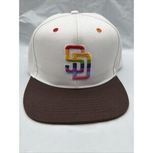 NEW Melon San Diego Padres Pride Snapback One Size Adult Unisex Hat